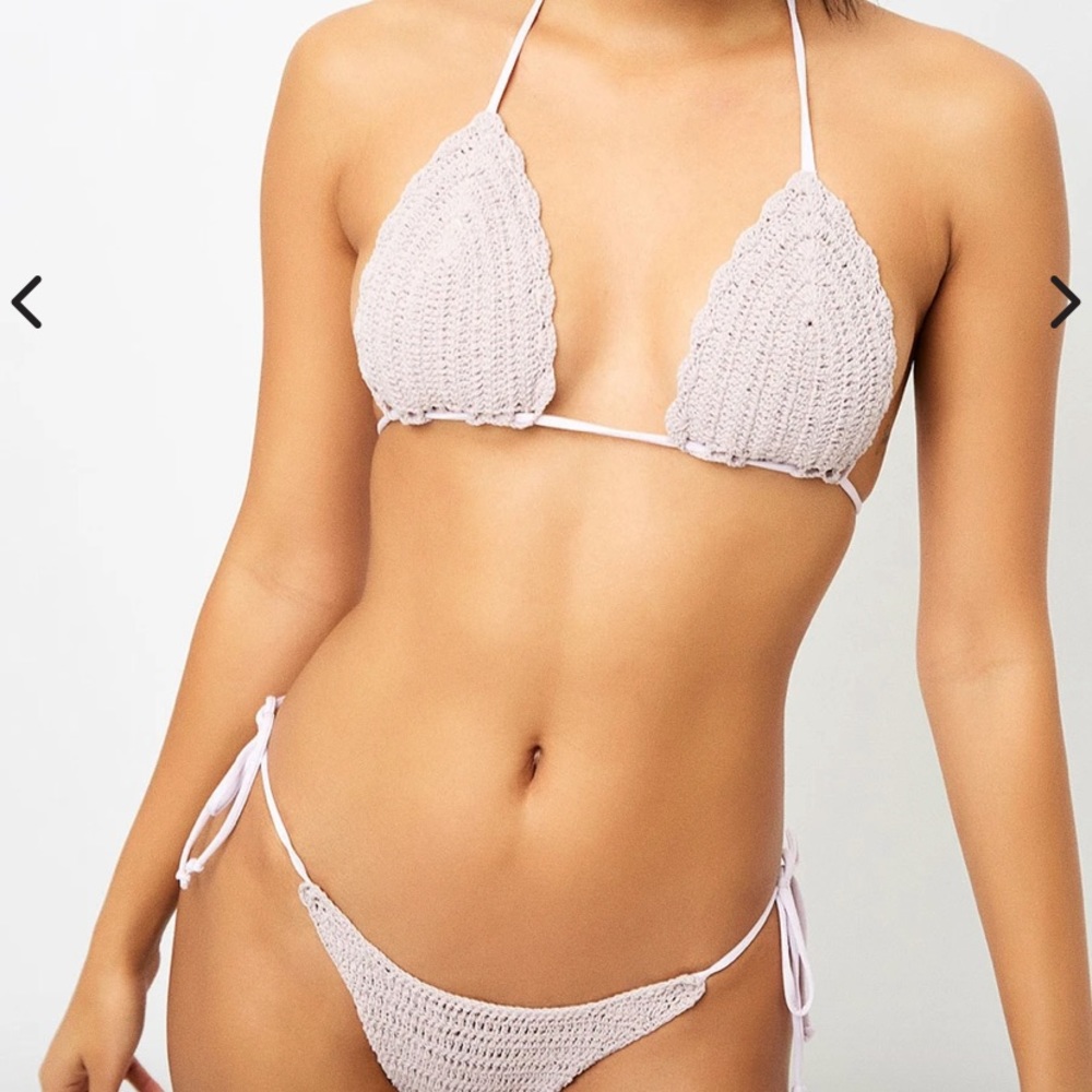 NWT Frankies bikinis “Haze” SET in orchid S